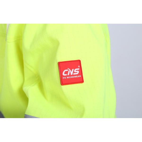 50mm Fr Tape Multi Norm Workwear 290gsm Yellow Hi Vis Jacket