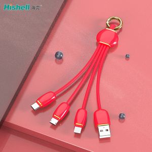 Abrasion Resistance Mobile Phone USB Cables Fireproof Ultraportable