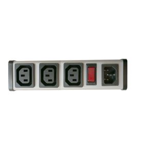 China UL C-UL list 3Way IEC Output Socket Built in 15A Overload Protector Outlets Power Strip wholesale