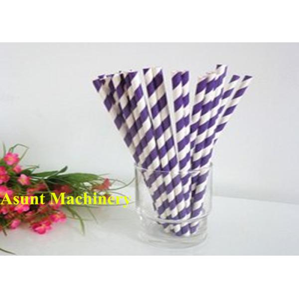 High Output Two Color Drinking Plastic Straw Making Machine , PP PE Drink Straw Extruder
