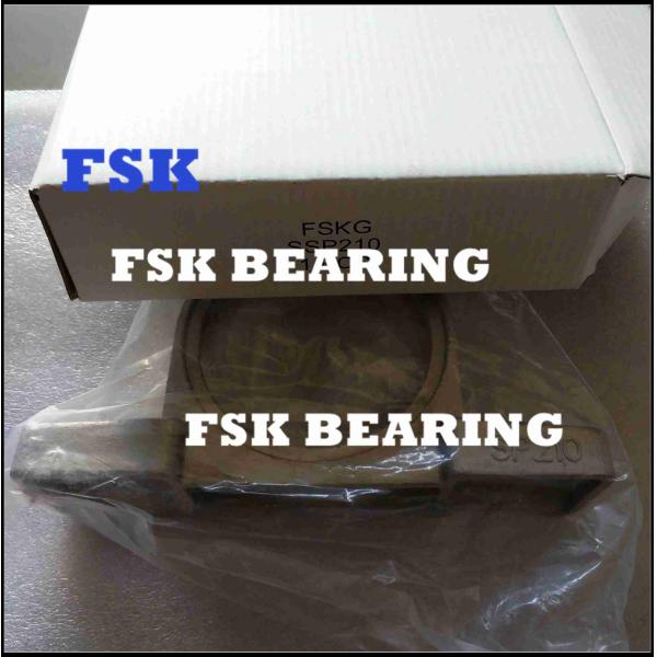 SSP210 Vertical Pillow Block Conveyor Roller Bearing Housing / Bearing Bracket Stainless Steel