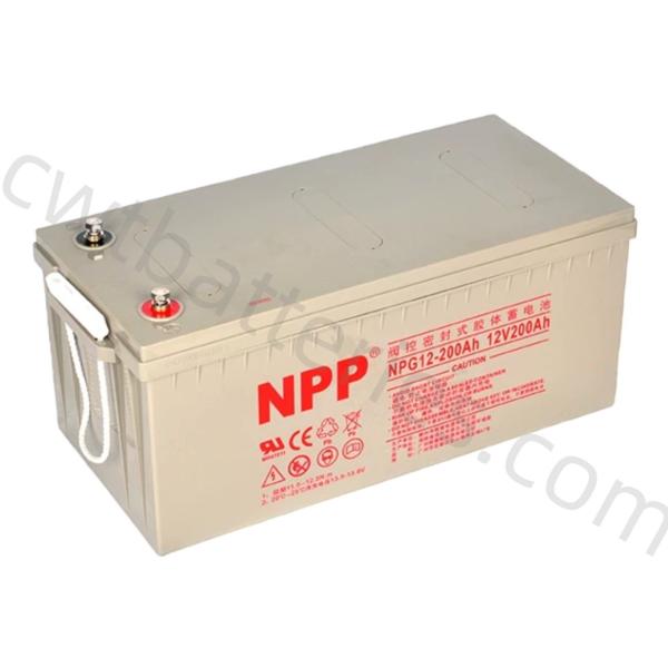 NPG12-200Ah Solar Lead Acid Deep Cycle Battery 200Ah 12V VRLA Rechargeable