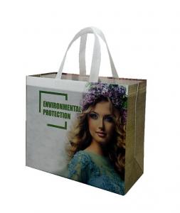 Custom cheap PP non- laminated gift tote non woven shopping bag with offset printing