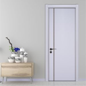 China Crackproof 90 Minute Fire Rated Wood Doors 2.1m Natural Wooden Veneer wholesale