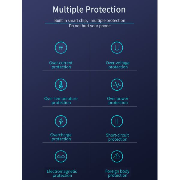 Essager 2022 Mirror Desktop Wireless Mobile Phone Charger Fast Qi Wireless Charger 10W