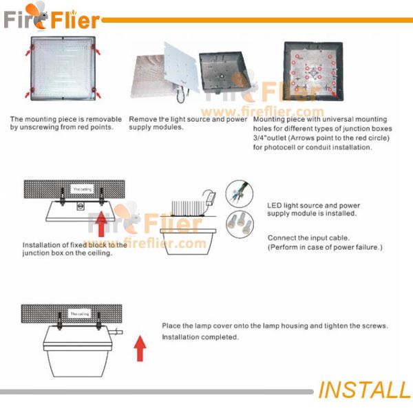 easy mounting 50w 60w Led Retrofit Canopy Light For Gas Station Petrol Station led garage