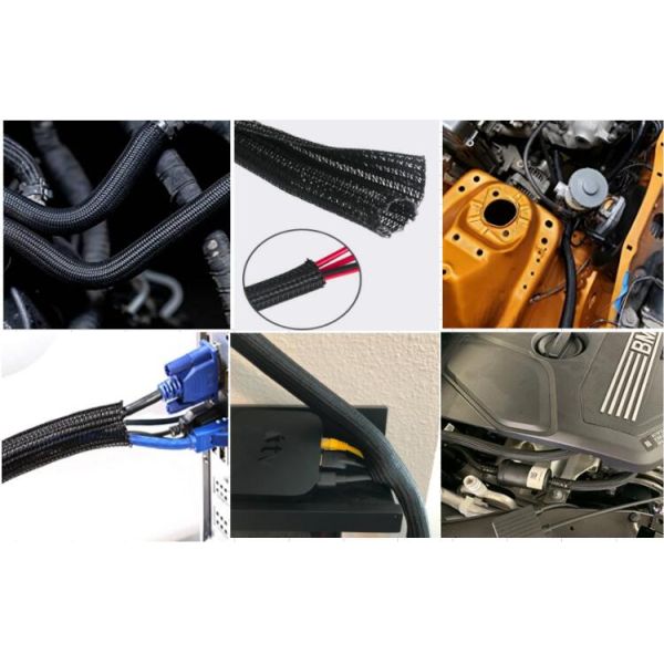 PET Industrial Polyester Yarn For Braided Expandable Sleeving 0.1mm-0.68mm