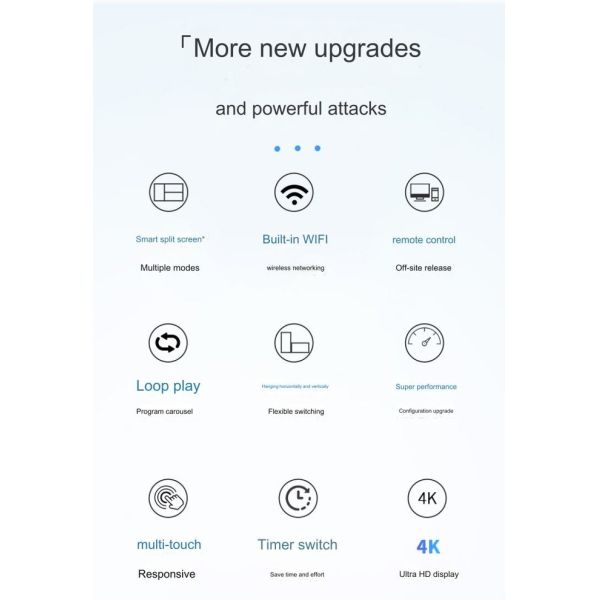 VGA Digital Signage LCD Advertising Screen Monitor 240V 1920x1080