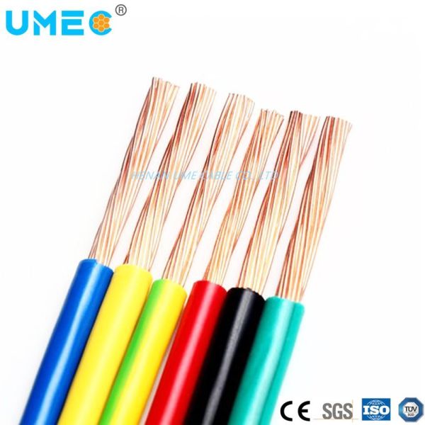 Electrical Cable Laid in Conduit Nya Nyaf H07V-K H07V-R H07V-U BV Solid Stranded 1.5mm² -400mm² PVC Electric Cable
