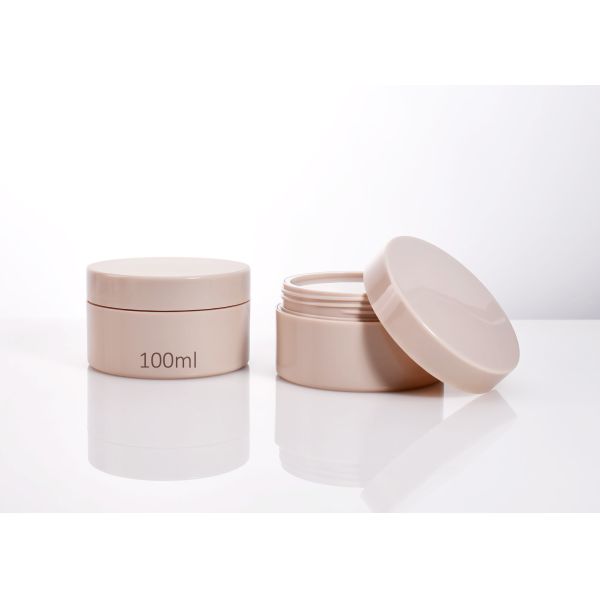 3 oz Eco-friendly Refillable Plastic PCR PP Cosmetic Jars With Wholesale Customized Decoration For Skincare And Personal