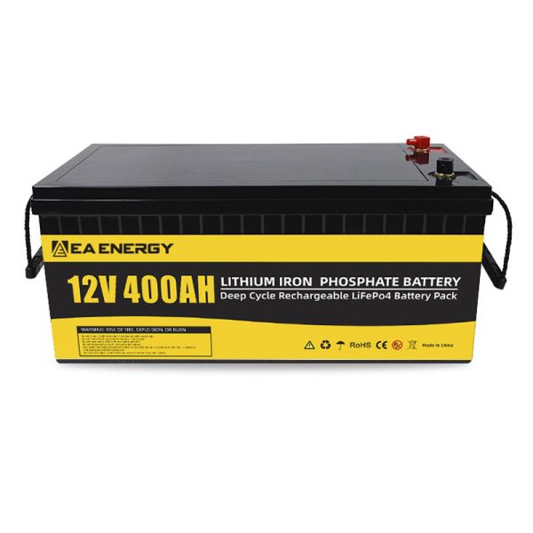 12V 400Ah 5120Wh Deep Cycle Lithium Ion Battery 32700 LiFePO4 Cell