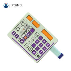 China Metal Dome Membrane Switch Custom Pet Printing Circuit Fit Control PET Keypad wholesale