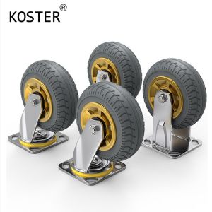 China Heavy Duty Golden Castor Wheel with Lock 6inch 6mm 300kg US 10/Piece 1 Piece Min.Order on sale