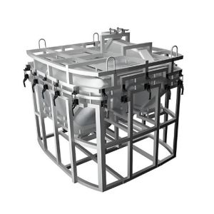 Silver Rotomolding Tooling Parts With Customized Rotation Shape And Polished