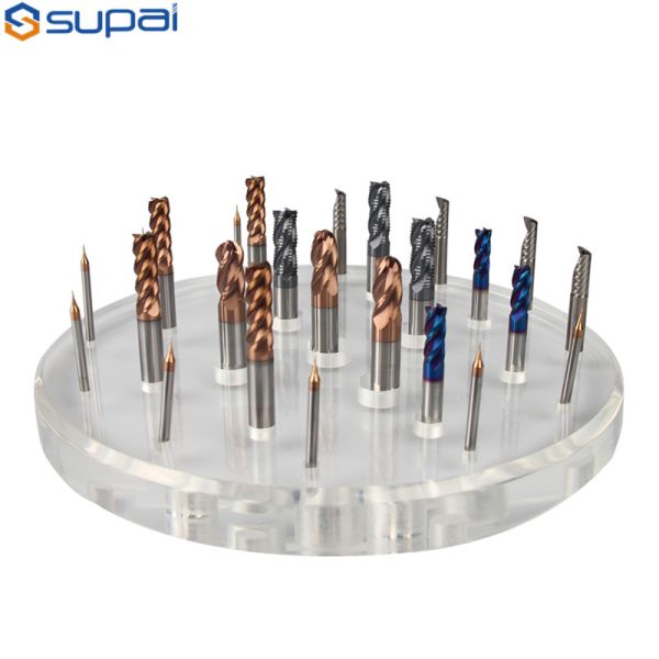 Long Neck Solid Carbide End Mill CNC Tooling System HRC55 4 Flute Excellent Performance