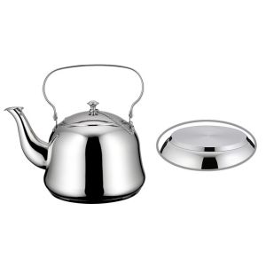 China Full Mirror Polished Stainless Steel Tea Kettle Food Grade Ss201 # Strong And Immune To Rust wholesale