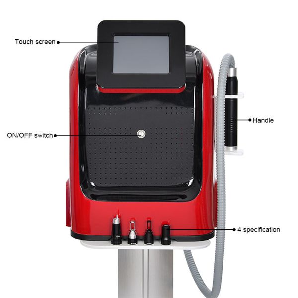 Skin Treatment Pico Laser Tattoo Removal Machine , 2000W Q Switch ND YAG Laser