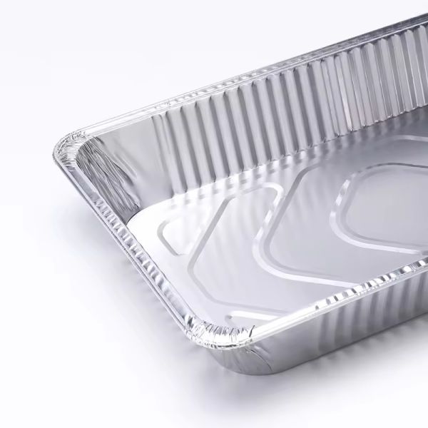 Disposable BBQ Takeaway Foil Pans Tin Box Barbecue Aluminum Foil Lunch Box