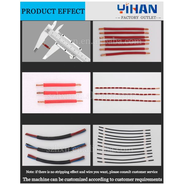 35 square single line automatic computer wire stripping machine for high productivity