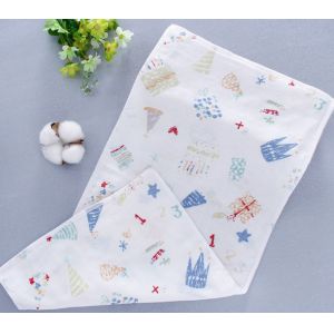China 60S Double Cotton Gauze Fabric Anti Uv 110GSM Infants Handkerchief wholesale