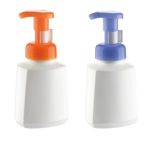 Hand Soap Pink Foam Dispenser Bottle 42mm Foam Pump With Clip Lock