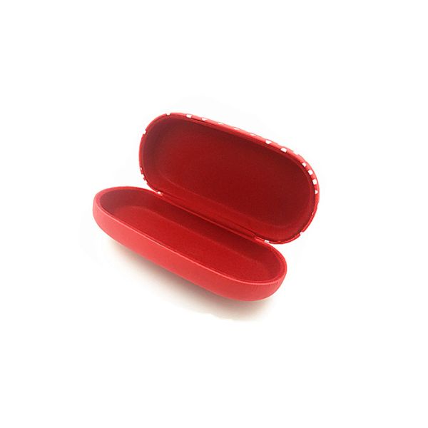 Hard PU Personalised Sunglasses Case With Red Mickey Mouse Pattern