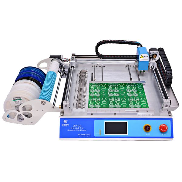 LED SMT Production Line CHMT36 Chip Mounter , Stencil Printer , Reflow Oven T960 , For Small Factory