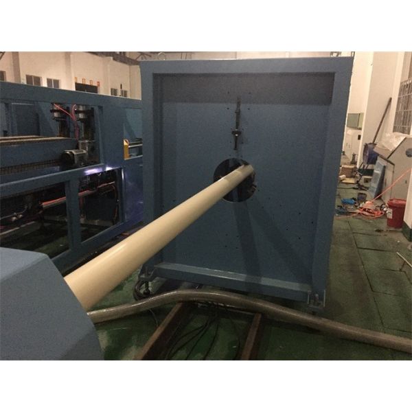 PLC Control PVC Pipe Production Line 75 - 250mm Pipe Dia With Wide Speed Regulation