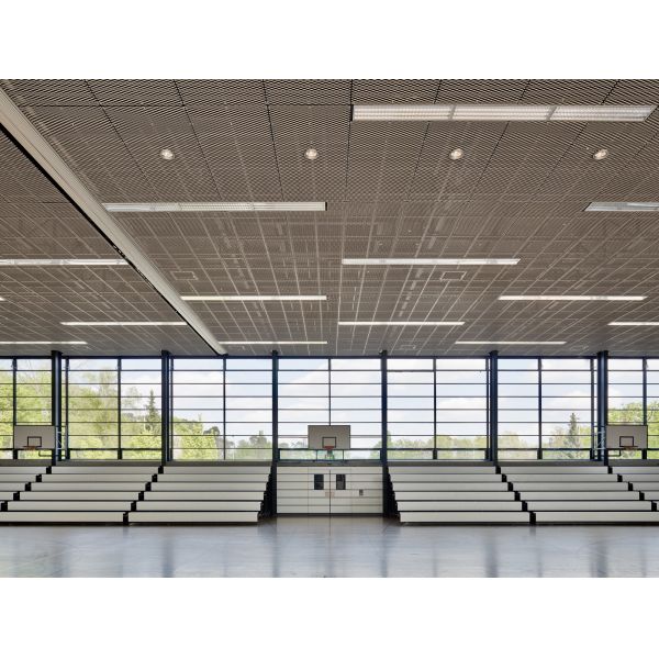 600X1200mm Mesh Ceiling Panel Aluminum Hook On Mesh Ceiling For Mall