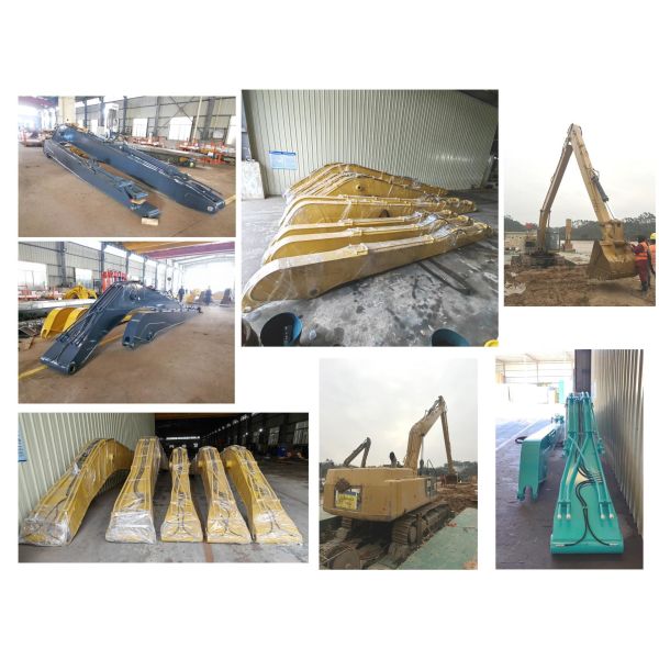 Heavy Duty Excavator Long Reach Boom For Cat 320 PC300 PC200