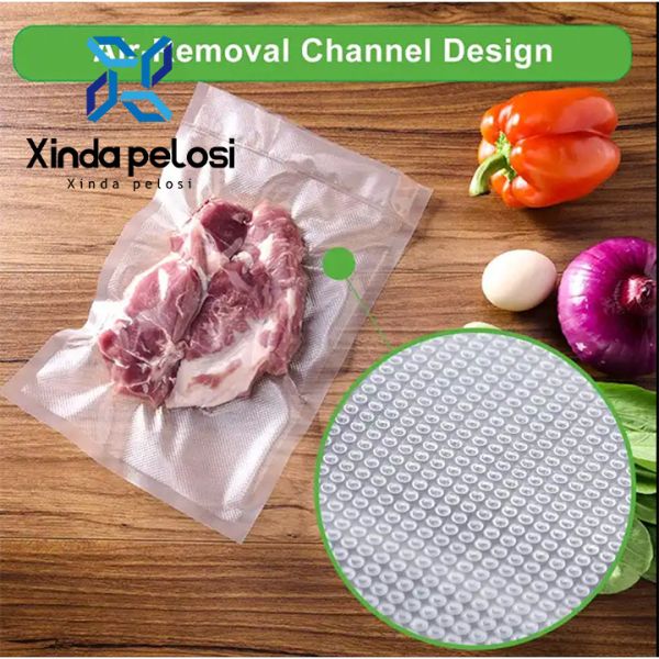 Quality Customization Food Grade Transparent Plastic Bags Vacuum Clear Packaging Bags for sale