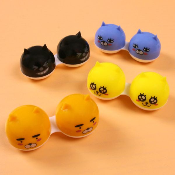 Cute Mini Cartoon Contact Lens Accessories Cases For Eyeglasses EyeWear