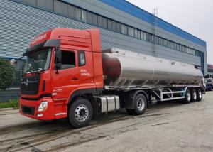 China 3 BPW Axles 36000 Liters Stainless Steel Oil Tank Trailer wholesale