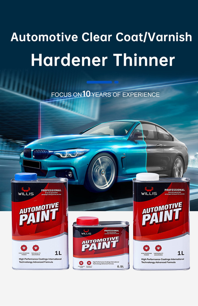 Car 2k Clear Scratch Repair Industrial Acrylic Paint Hardener 2k Topcoat Car Spray Paints 	High Gloss Car Paint 0