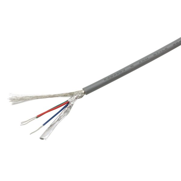 20-10 AWG Multi Conductor Cable With Braid Shield PVC Insulation -20.C To 105.C Temperature Rating