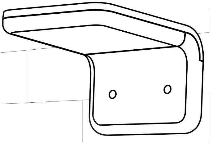 Aluminum Housing IP65 Outdoor LED Solar Wall Lamp With Sensor 3000~6500K