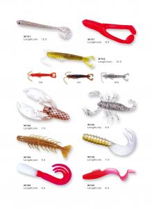China Soft Plastic  fishing lures  Worm wholesale