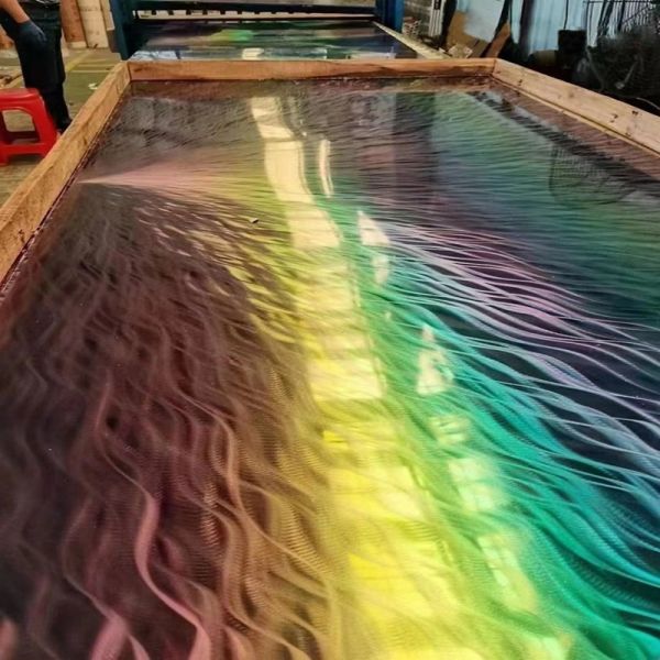 ASTM Standard Decorative Stainless Steel Sheet With Patterns Surface 3D Laser For Club Stage