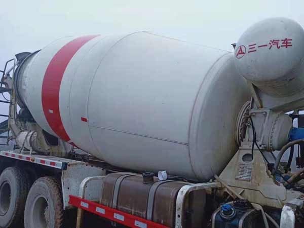 12 Cubic Used Mixer Trucks , SANY Used Concrete Trucks 10500x2490x3985mm