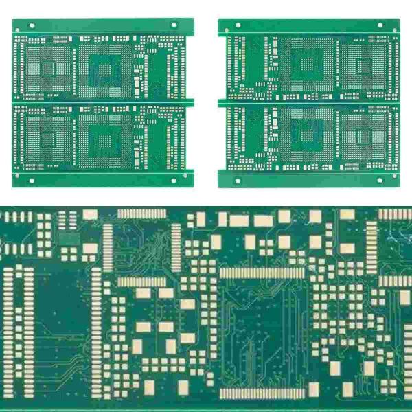 Multilayer HDI PCB Board 0.9mm 8 Layer Pcb Fabrication Green Solder Mask