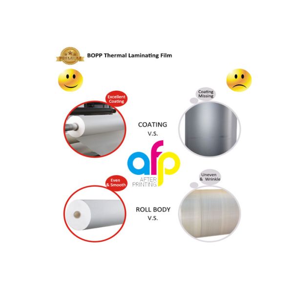 Matte Lamination Film/BOPP Thermal/Dry Lamination Film for Paper or Plastic