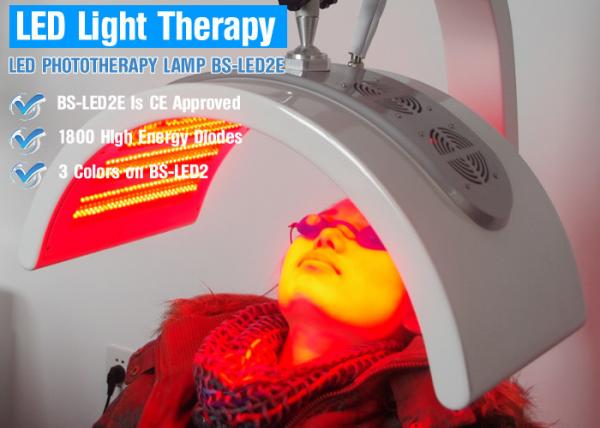 Quality Air Cooling System LED Blue And Red Light Therapy Device For Elimination Fine Lines for sale
