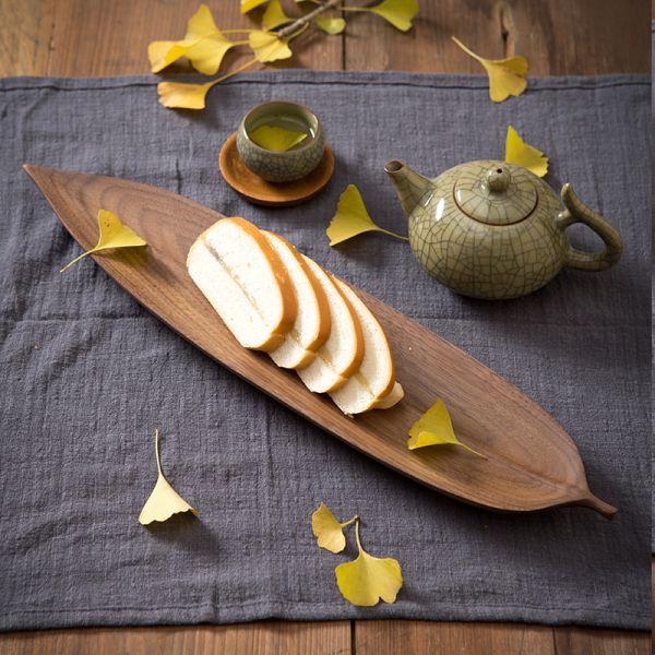 Non Irritation Wooden Dinnerware Set Small Wooden Platter