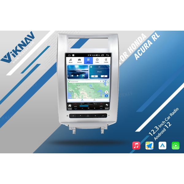 2006-2010 Honda Tesla Screen Car Radio Stereo Double Din Bluetooth Head Unit Dashboard