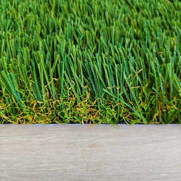 8800 Dtex 40mm Pile Height Hot Melt Fabric Backing Landscape Artificial Grass In 4 Colors