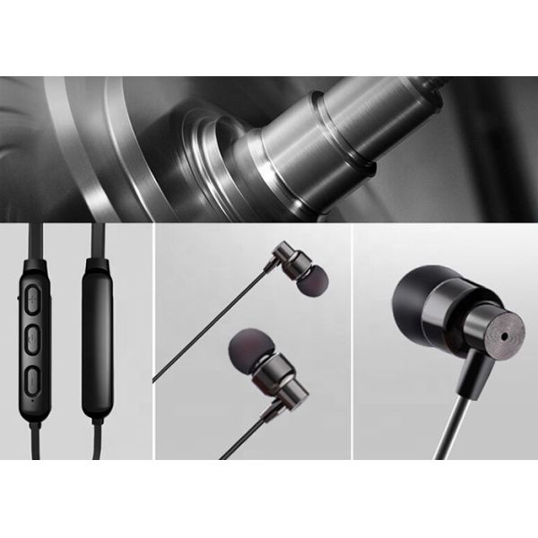 Portable Neckband Wireless Bluetooth Sport Earbuds Version 4 . 1 With 10MM Speaker