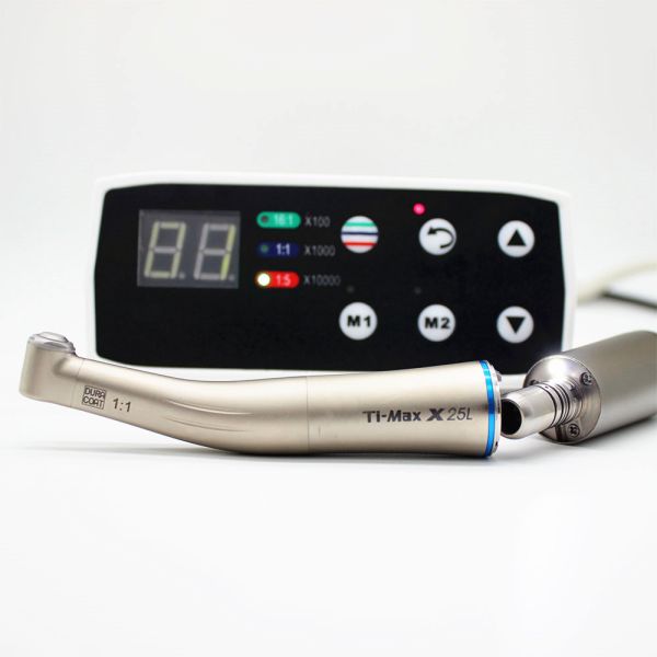 Ti Max X25L 1:1 contra angle dental handpiece with fiber optical