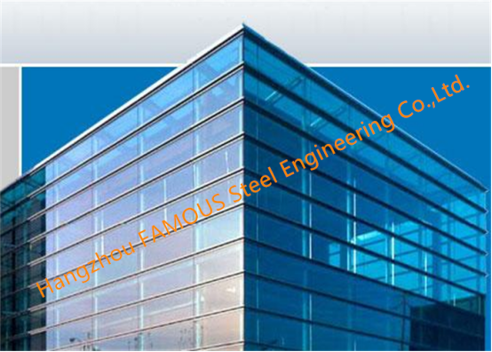 Sun Shading 6mm 6A/9A/12A 6mm Glass Curtain Wall Facade