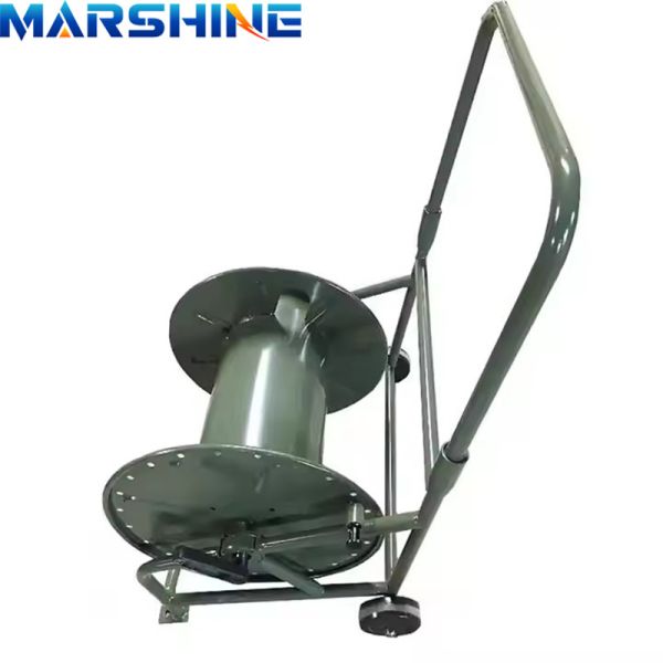 Multi-Function Retractable Fiber Tactical Cable Drum Spool Cart Reel Manpack Backpack