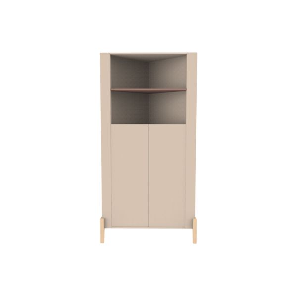 150cm Height 70cm Width MDF Storage Cabinet For Bedroom